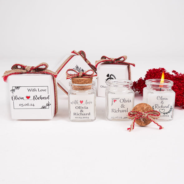 Personalized Wedding Gifts Candle, Bridal Shower Gifts, Bridal Shower Presents Items designed by Happy Times Favors, a handmade gift shop. These items are ideal for bridal shower gifts, bridal shower presents, gifts to give at a bridal shower, present for wedding shower,  baby shower gifts, bridesmaid present, bridal shower favor, wedding favor for guests, wedding gift for guests, thank you gift