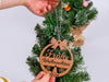 Handmade Wooden Christmas Decor, Christmas Ornament, Christmas Gift, Holiday Ornament, Vintage Christmas Tree Decoration, Xmas Gift Designed by Happy Times Favors, a handmade gift shop ideal for Christmas Noel Xmas Christmas Wooden Ornament New Year Favor Personalized Christmas Gift ornament