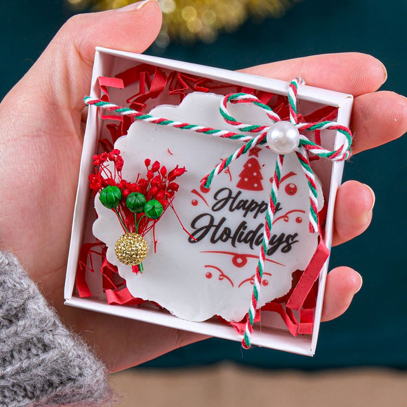 Personalized Christmas Gift Epoxy Magnet with Chic Box, Christmas Decor, Noel Gift, Xmas Gift, Xmas Decorations, Holiday Decor Designed by Happy Times Favors, a handmade gift shop. Ideal for Christmas, Noel gift, New Year, Happy Holiday, Christmas Gift, Christmas decoration, Xmas decor.