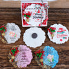 Personalized Christmas Gift Epoxy Magnet with Chic Box, Christmas Decor, Noel Gift, Xmas Gift, Xmas Decorations, Holiday Decor Designed by Happy Times Favors, a handmade gift shop. Ideal for Christmas, Noel gift, New Year, Happy Holiday, Christmas Gift, Christmas decoration, Xmas decor.