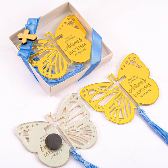Butterfly Acrylic Magnet Favors Baptism Gift, Christening, Confirmation, Baptism Favors, Baby Shower Favors, Birthday Favors, Communion Gift, Thank You Favor, Favor for Guests Designed by Happy Times Favors-our handmade gift shop. Butterfly Acrylic Magnet is ideal for baptism, christening, communion, baby shower and wedding favors.