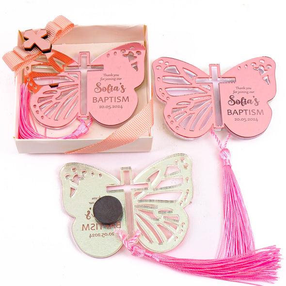 Butterfly Acrylic Magnet Favors Baptism Gift, Christening, Confirmation, Baptism Favors, Baby Shower Favors, Birthday Favors, Communion Gift, Thank You Favor, Favor for Guests Designed by Happy Times Favors-our handmade gift shop. Butterfly Acrylic Magnet is ideal for baptism, christening, communion, baby shower and wedding favors.