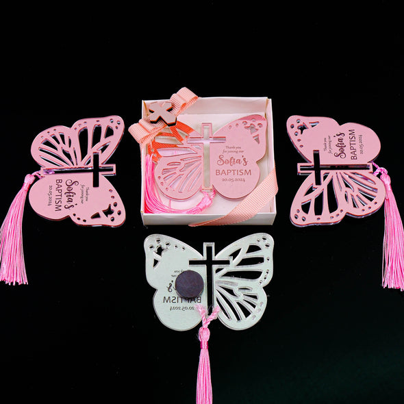 Butterfly Acrylic Magnet Favors Baptism Gift, Christening, Confirmation, Baptism Favors, Baby Shower Favors, Birthday Favors, Communion Gift, Thank You Favor, Favor for Guests Designed by Happy Times Favors-our handmade gift shop. Butterfly Acrylic Magnet is ideal for baptism, christening, communion, baby shower and wedding favors.