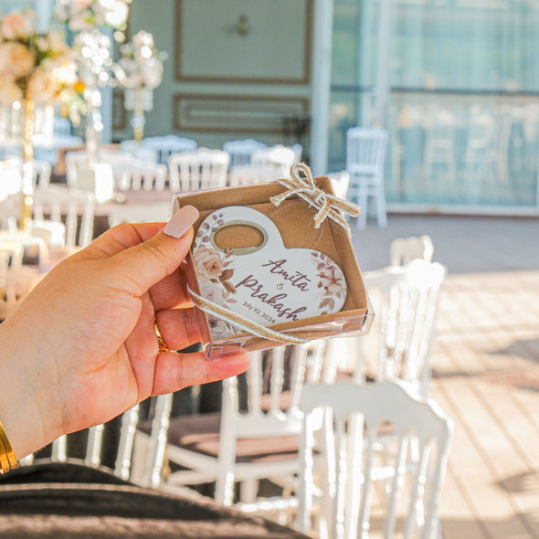 Personalized Wedding Favors Bottle Opener Magnet, Custom Fridge Bottle Opener, Wedding Party Favor Guests, Bridal Shower Favor, Baby Showers Items designed by Happy Times Favors, a handmade gift shop. Bottle opener magnets are ideal for bridal shower gifts, bridal shower presents, gifts to give at a bridal shower, present for wedding shower, wedding gift ideas, bridesmaid present, bridal shower favor, wedding favor for guests, thank you gift, baby showers