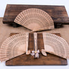Personalized Wedding Favors: Engraved Wooden Hand Fans (Sandalwood) Items designed by Happy Times Favors, a handmade gift shop. This item is ideal for, wedding favors, unique gifts for guests, thank you gifts, bridal shower favors, baptism favors, bridesmaid favors, engagement favors, party gifts, Noel, New Year, Happy Holiday. Personalized Christmas Gifts, Custom Gifts for Christmas

