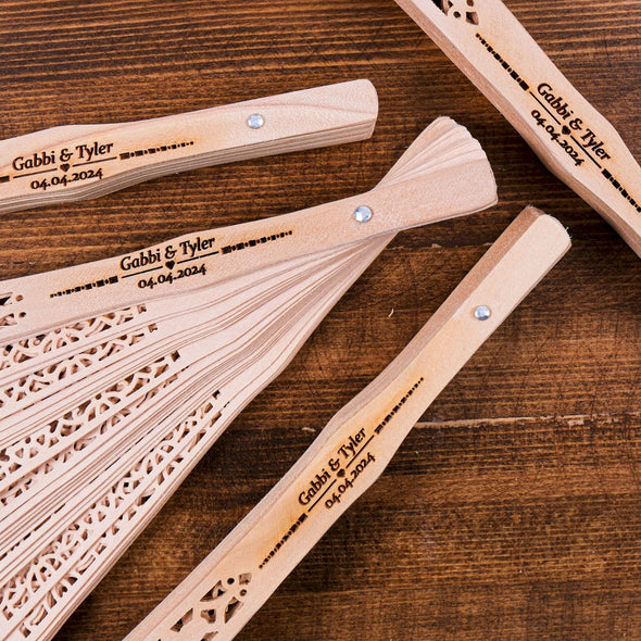 Personalized Wedding Favors: Engraved Wooden Hand Fans (Sandalwood) Items designed by Happy Times Favors, a handmade gift shop. This item is ideal for, wedding favors, unique gifts for guests, thank you gifts, bridal shower favors, baptism favors, bridesmaid favors, engagement favors, party gifts, Noel, New Year, Happy Holiday. Personalized Christmas Gifts, Custom Gifts for Christmas

