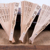 Personalized Wedding Favors: Engraved Wooden Hand Fans (Sandalwood) Items designed by Happy Times Favors, a handmade gift shop. This item is ideal for, wedding favors, unique gifts for guests, thank you gifts, bridal shower favors, baptism favors, bridesmaid favors, engagement favors, party gifts, Noel, New Year, Happy Holiday. Personalized Christmas Gifts, Custom Gifts for Christmas

