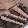 Personalized Wedding Favors: Engraved Wooden Hand Fans (Sandalwood) Items designed by Happy Times Favors, a handmade gift shop. This item is ideal for, wedding favors, unique gifts for guests, thank you gifts, bridal shower favors, baptism favors, bridesmaid favors, engagement favors, party gifts, Noel, New Year, Happy Holiday. Personalized Christmas Gifts, Custom Gifts for Christmas


