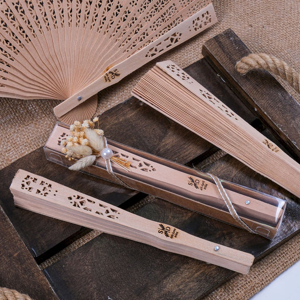Personalized Wedding Favors: Engraved Wooden Hand Fans (Sandalwood) Items designed by Happy Times Favors, a handmade gift shop. This item is ideal for, wedding favors, unique gifts for guests, thank you gifts, bridal shower favors, baptism favors, bridesmaid favors, engagement favors, party gifts, Noel, New Year, Happy Holiday. Personalized Christmas Gifts, Custom Gifts for Christmas

