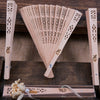 Personalized Wedding Favors: Engraved Wooden Hand Fans (Sandalwood) Items designed by Happy Times Favors, a handmade gift shop. This item is ideal for, wedding favors, unique gifts for guests, thank you gifts, bridal shower favors, baptism favors, bridesmaid favors, engagement favors, party gifts, Noel, New Year, Happy Holiday. Personalized Christmas Gifts, Custom Gifts for Christmas

