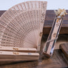 Personalized Wedding Favors: Engraved Wooden Hand Fans (Sandalwood) Items designed by Happy Times Favors, a handmade gift shop. This item is ideal for, wedding favors, unique gifts for guests, thank you gifts, bridal shower favors, baptism favors, bridesmaid favors, engagement favors, party gifts, Noel, New Year, Happy Holiday. Personalized Christmas Gifts, Custom Gifts for Christmas

