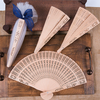 Personalized Wedding Favors: Engraved Wooden Hand Fans (Sandalwood) Items designed by Happy Times Favors, a handmade gift shop. This item is ideal for, wedding favors, unique gifts for guests, thank you gifts, bridal shower favors, baptism favors, bridesmaid favors, engagement favors, party gifts, Noel, New Year, Happy Holiday. Personalized Christmas Gifts, Custom Gifts for Christmas

