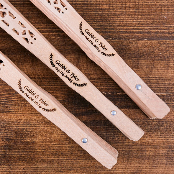 Personalized Wedding Favors: Engraved Wooden Hand Fans (Sandalwood) Items designed by Happy Times Favors, a handmade gift shop. This item is ideal for, wedding favors, unique gifts for guests, thank you gifts, bridal shower favors, baptism favors, bridesmaid favors, engagement favors, party gifts, Noel, New Year, Happy Holiday. Personalized Christmas Gifts, Custom Gifts for Christmas


