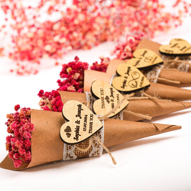 Handmade Mini Flower Bouquet Wedding Favor, Bridal Shower Wedding Gift, Personalized Wedding Favors for Guests in Bulk Happy Times Favors, my handmade gift shop produces customizable items ideal for wedding favors, baptism favors, baby shower bridal shower favor, thank you gifts