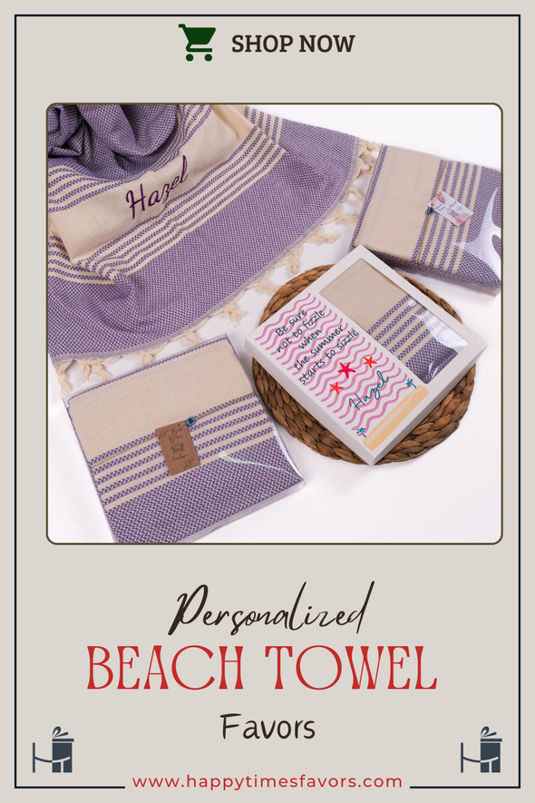 Bridesmaid Personalized Gift Towel Embroidery, Personalized Turkish Beach Towel, Hammam Towel, Bath Towel with Name, Wedding Favor for Guest Items designed by Happy Times Favors, a handmade gift shop. These beach towels are best for bridesmaid proposal, bridal shower, wedding, gift for the beach, girlfriend gift, home decor gifts, boyfriend gift, best friend gift, Bachelor Party Favors, housewarming gift, bath and baby shower, baptism or any other events.