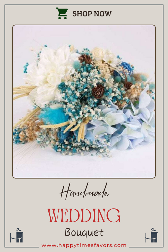 Wedding Bouquet with Natural Dried Flowers Items designed by Happy Times Favors, a handmade gift shop. Boho wedding bouquet, Boho bridal bouquet, bridesmaid flower bouquet, rustic wedding bouquets, rustic bridal bouquet, drying wedding bouquet, unique wedding bouquets, wedding bouquets for bridesmaids, bridal bouquets unique.