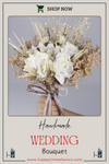 Wedding Bouquet with Natural Dried Flowers Items designed by Happy Times Favors, a handmade gift shop. Boho wedding bouquet, Boho bridal bouquet, bridesmaid flower bouquet, rustic wedding bouquets, rustic bridal bouquet, drying wedding bouquet, unique wedding bouquets, wedding bouquets for bridesmaids, bridal bouquets unique.