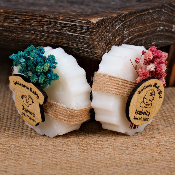 Baby Shower Favors Natural Scented Soap, Baby Shower Soap Favors, Handmade Soap, First Birthday, Baptism Favors Discover Happy Times Favors' handmade scented baby shower soaps—perfect for birthdays, baptisms, baby shower party favors for guests. Customizable and unique!