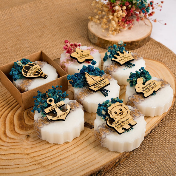 Baby Shower Favors Natural Scented Soap, Baby Shower Soap Favors, Handmade Soap, First Birthday, Baptism Favors Discover Happy Times Favors' handmade scented baby shower soaps—perfect for 1st 2nd birthdays, baby shower party favors for guests. Customizable and unique!