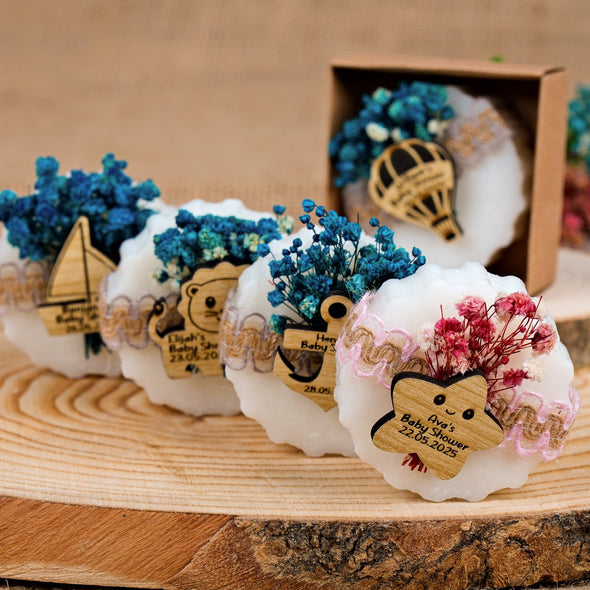 Baby Shower Favors Natural Scented Soap, Baby Shower Soap Favors, Handmade Soap, First Birthday, Baptism Favors Discover Happy Times Favors' handmade scented baby shower soaps—perfect for 1st 2nd birthdays, baby shower party favors for guests. Customizable and unique!