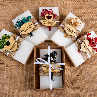 Wedding Favors for Guests, Handmade Soap Favors, Natural Scented Soap, Bridal Shower Favors