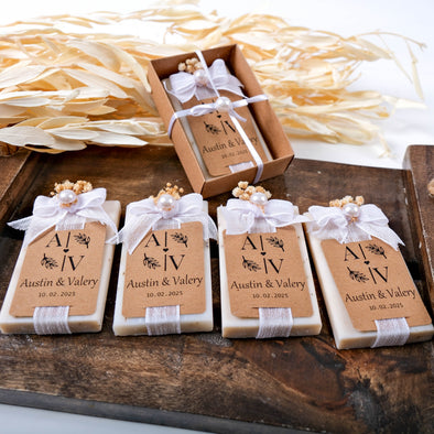 Wedding Favors for Guests, Handmade Soap Favors, Natural Scented Soap, Bridal Shower Favors