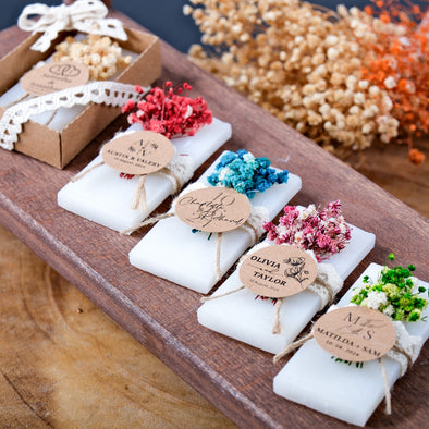 Wedding Favors for Guests, Natural Soap, Bridal Shower Favors, Rustic Wedding Guest Gifts