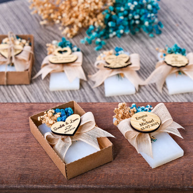 Wedding Favors for Guests, Natural Soap, Bridal Shower, Rustic Wedding Guest Gifts