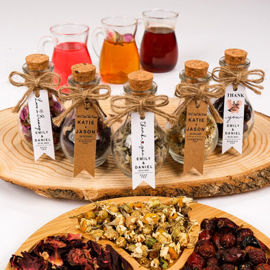 Wedding Favors, Loose Leaf Tea, Herbal Tea, Wedding Tea Favors, Tea Party, Rustic Wedding, Bridal Shower Favors, Engagement Party