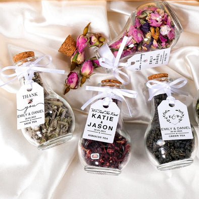 Wedding Favors, Loose Leaf Tea, Herbal Tea, Wedding Tea Favors, Tea Party, Rustic Wedding, Bridal Shower Favors, Engagement Party