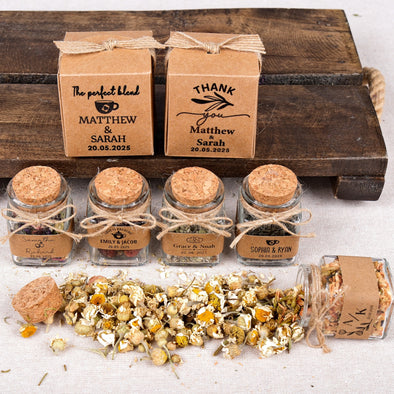Wedding Favors, Loose Leaf Tea, Herbal Tea, Wedding Tea Favors, Tea Party, Rustic Wedding, Bridal Shower Favors, Engagement Party