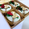 Christmas Gift, Scented Handmade Soap Gift (Oval) for Christmas, Noel Items designed by Happy Times Favors, a handmade gift shop. Scented Soap decorated with real natural dried flowers and personalized wooden name tag. Ideal for Christmas, Noel, New Year, Happy Holiday unique gift for guests, thank you gift, and party gift. Personalized Christmas Gifts, Custom Gifts for Christmas.