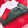 Embroidery Merry Christmas Scarf, Personalized Monogram Christmas Gift Shawl, Colorful Pashmina, New Year Shawl Items designed by Happy Times Favors, a handmade gift shop, are Personalized Scarf for Christmas, New Year, Noel, Bridal Shower, Wedding Shower, Fall Wedding. Pashmina scarves has Custom bands or monogrammed, stitched scarf. We can customize them with logo or name. These are unique wedding shawl for guests.