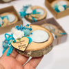 Personalized Wedding Gifts Wooden Tealight Holder, Bridal Shower Gifts, Bridal Shower Presents Items designed by Happy Times Favors, a handmade gift shop. These items are ideal for bridal shower gifts, bridal shower presents, gifts to give at a bridal shower, present for wedding shower,  wedding gift ideas, bridesmaid present, bridal shower favor, wedding favor for guests, wedding gift for guests, thank you gift