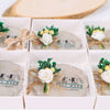 Epoxy Resin Magnet Wedding Favors, Wedding Favors for Guests in Bulk, Bridal Shower Favors, Birthday Magnet Favor, Shower Favors, Graduation Items designed by Happy Times Favors, a handmade gift shop. Epoxy Resin magnet favor decorated with real natural dried flowers and Custom UV designs. Ideal for wedding favors, unique gifts for guests, thank you gifts, Baby shower, baptism, Communion, bridal shower, baptism, bridesmaid, engagement, party gifts.