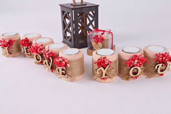 Romantic Gift Alert! Personalized Candle Holders for Valentine's Day, Anniversaries, Engagements