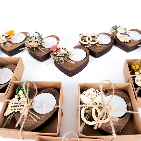 Personalized Wedding Gifts Wooden Tealight Holder, Bridal Shower Gifts, Bridal Shower Presents Items designed by Happy Times Favors, a handmade gift shop. These items are ideal for bridal shower gifts, bridal shower presents, gifts to give at a bridal shower, present for wedding shower,  wedding gift ideas, bridesmaid present, bridal shower favor, wedding favor for guests, wedding gift for guests, thank you gift