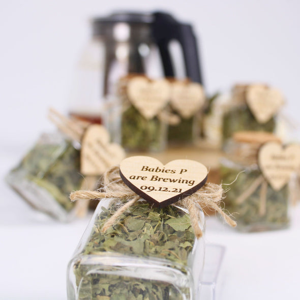 Baby Shower Flower Tea Gift, Personalized Wedding Gifts for Guests