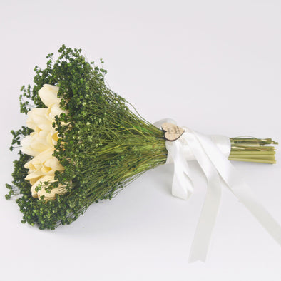 Real Touch Tulip Wedding Bouquet Items designed by Happy Times Favors, a handmade gift shop. High-quality wedding flowers remain a beautiful keepsake even after your special day. Our plant is completely natural and absolutely contains no allergen. 