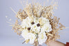 Wedding Bouquet with Natural Dried Flowers Items designed by Happy Times Favors, a handmade gift shop. Boho wedding bouquet, Boho bridal bouquet, bridesmaid flower bouquet, rustic wedding bouquets, rustic bridal bouquet, drying wedding bouquet, unique wedding bouquets, wedding bouquets for bridesmaids, bridal bouquets unique.