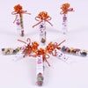 Halloween Party Favors, Halloween Party Gifts Items designed by Happy Times Favors, a handmade gift shop. Tube with candies, with a nice sateen-tulle ribbon bow tie and white tag. Ideal for Halloween, Christmas, wedding favors, unique gifts for guests, thank you gifts, bridal shower favors, baptism favors, bridesmaid favors, engagement favors, party gifts.
