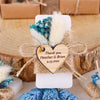 Personalized Natural Handmade Soap Wedding Gifts, Bridal Shower Gifts, Bridal Shower Soap Favors Items designed by Happy Times Favors, a handmade gift shop. These items are ideal for bridal shower gifts, bridal shower presents, gifts to give at a bridal shower, present for wedding shower, wedding gift ideas, bridesmaid present, bridal shower favor, wedding favor for guests, wedding gift for guests, thank you gift.