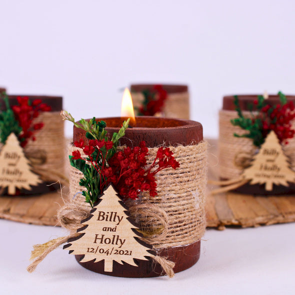 Personalized Christmas Gift, Christmas Wood Candle Holder, Noel New Year Happy Holiday Gifts Items designed by Happy Times Favors, a handmade gift shop, are ideal for Christmas, Noel, Xmas, New Year, Happy Holiday coworker unique gifts, Thank you gifts, Christmas wooden candle holder, Christmas candles, Personalized Christmas wooden name tag. Merry Christmas gifts, Christmas decorations, Personalized ornaments