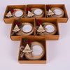 Christmas Personalized Wood Tealight Candle Holder Favors, Custom Christmas Gifts Items designed by Happy Times Favors, a handmade gift shop. Wooden candle holder decorated with real natural dried flowers, personalized wooden name tag and tealight. Ideal for Christmas, Noel, New Year, Happy Holiday party gifts. Personalized Christmas Gifts, Custom Gifts for Christmas, Christmas decorations, ornaments