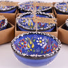 Turkish Cini Porcelain Bowl Favors Items designed by Happy Times Favors, a handmade gift shop. We designed this tile/ceramic/porcelain bohemian theme wedding favor ideas, boho gifts, handmade candy bowl, Best for Wedding Gift, Bridal Shower gift, Baby Shower gift, Christening gift, Baptism gift, Graduation gift, birthday gift or any Party favors.