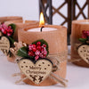 Personalized Christmas Gift, Christmas Wood Candle Holder, Noel New Year Happy Holiday Gifts Items designed by Happy Times Favors, a handmade gift shop, are ideal for Christmas, Noel, Xmas, New Year, Happy Holiday coworker unique gifts, Thank you gifts, Christmas wooden candle holder, Christmas candles, Personalized Christmas wooden name tag. Merry Christmas gifts, Christmas decorations, Personalized ornaments