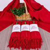 Christmas Gift, Custom Scarf, Shawl, Merry Christmas Pashmina, New Year Shawl - Red Items designed by Happy Times Favors, a handmade gift shop. Personalized Scarf for Christmas, New Year, Noel, Bridal Shower, Wedding Shower, Fall Wedding. Pashmina scarves has Custom bands or monogrammed, stitched scarf. We can customize them with logo or name. These are unique wedding shawl for guests.
