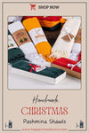 Personalized Christmas Gift Pashmina Scarf Shawl, Merry Christmas New Year Xmas Happy Holiday Gifts Items designed by Happy Times Favors, a handmade gift shop. These items make great gifts. Perfect for Christmas, Noel, New Year, X-mas, and Thanksgiving, they make a unique and thoughtful gesture for guests or thank you presents. Handmade Christmas gifts, Christmas gifts for coworkers, Christmas gift, Merry Christmas.