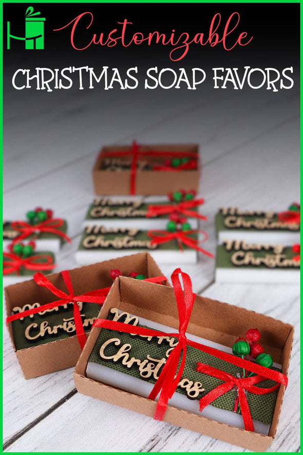 Personalized Christmas Favors Scented Soaps, Christmas Gifts for Family, Friends and Coworkers Items designed by Happy Times Favors, a handmade gift shop. Scented Soap decorated with real natural dried flowers and personalized wooden name tag. Ideal for Christmas, Noel, New Year, Happy Holiday. Personalized Christmas Gifts, Custom Gifts for Christmas, Christmas decorations, ornaments, Christmas Natural soap.