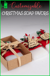 Handmade Christmas Favor Scented Soaps, Christmas Gifts for Family and Coworkers